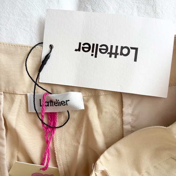 Lattelier linen blend tailored pants - Picture 4 of 7